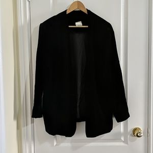 Vintage black velvet jacket